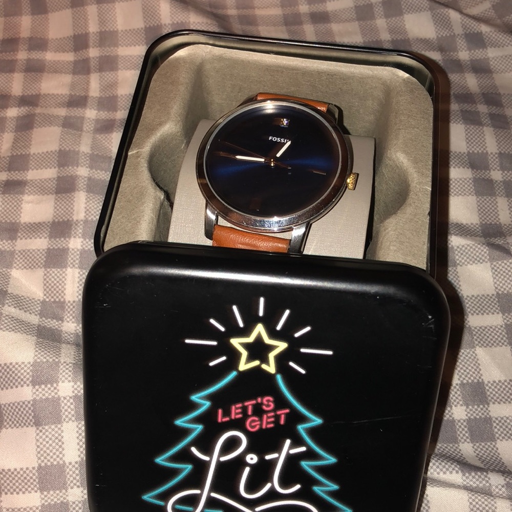 Fossil minimalist watch